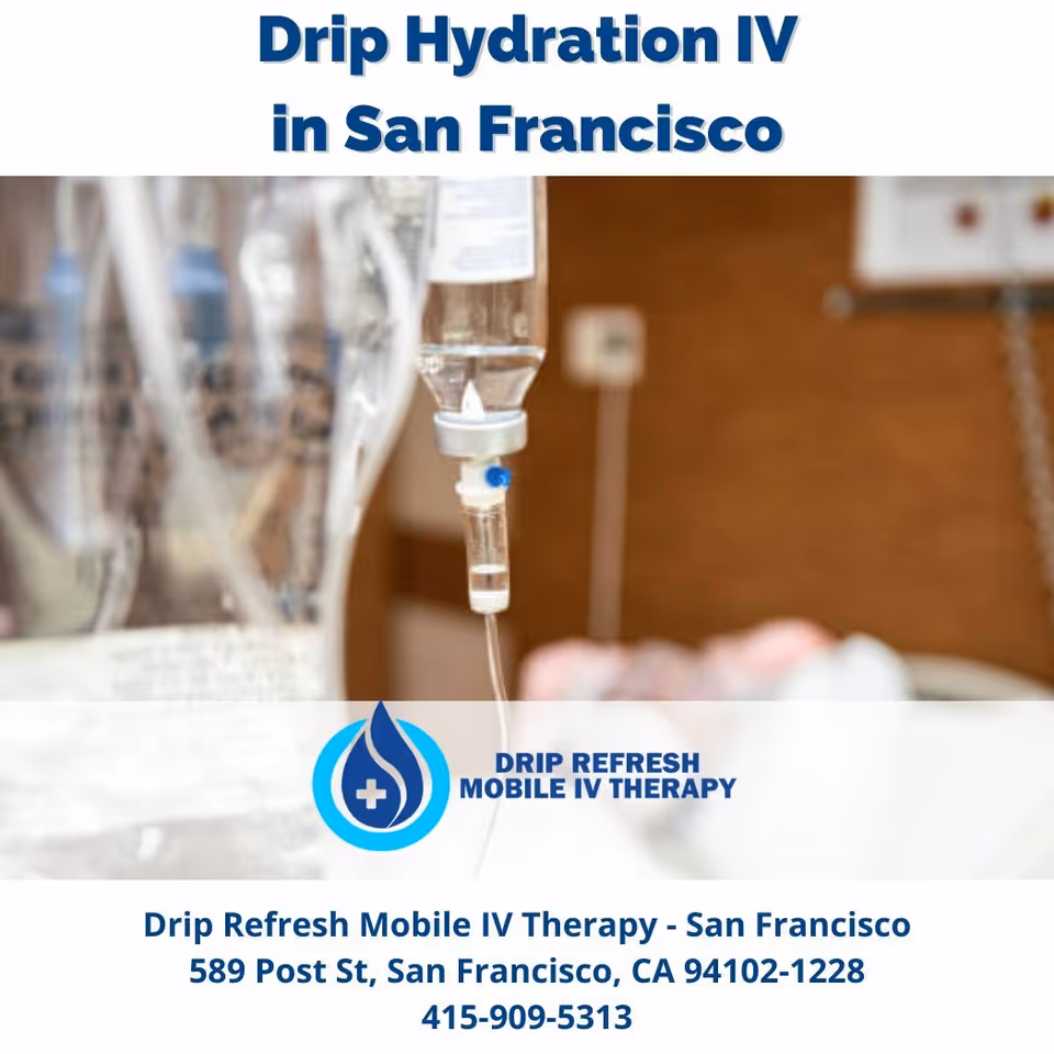 Intravenous drip bag and tubing in a clinical indoor setting.