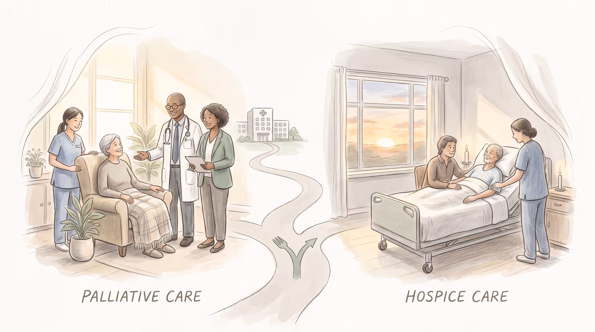 What Is The Difference Between Palliative Care And Hospice Care