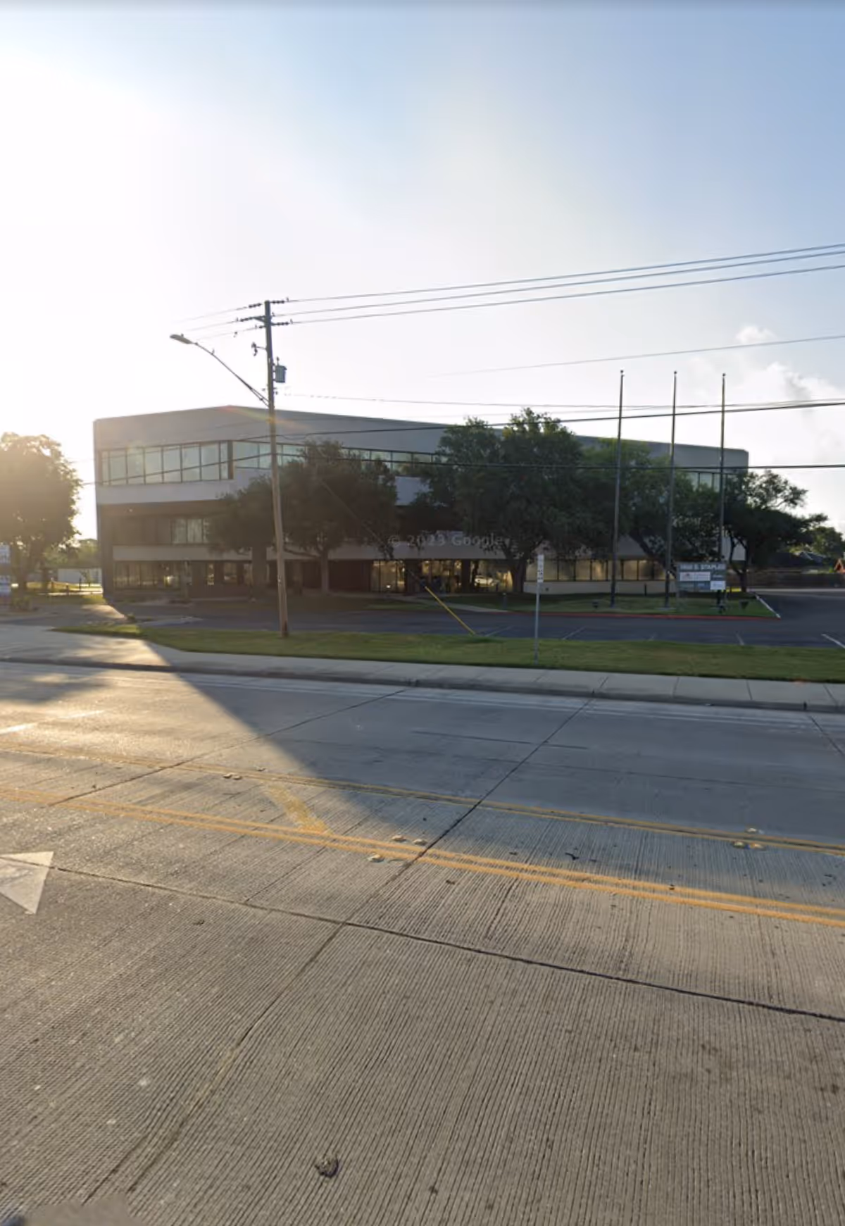 Exterior view of American Medical Home Health Corpus Christi building across the street.