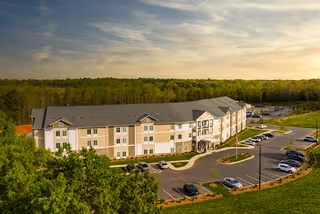 Exterior view of Sunflower Springs at Indian Land, a senior living campus.