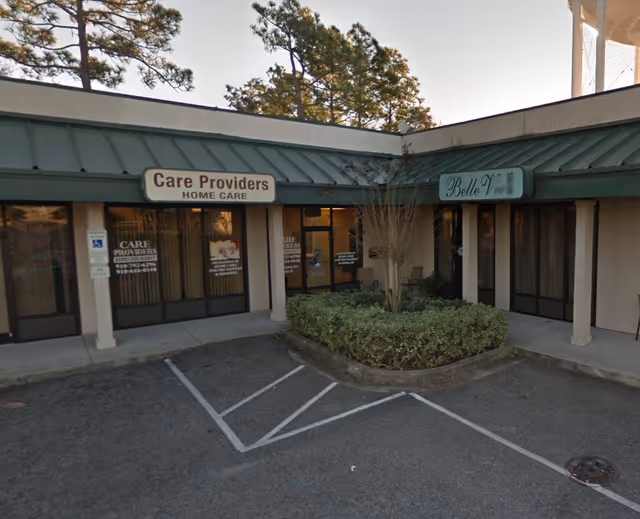 Exterior storefront of Care Providers of Wilmington with entrance doors and signage.