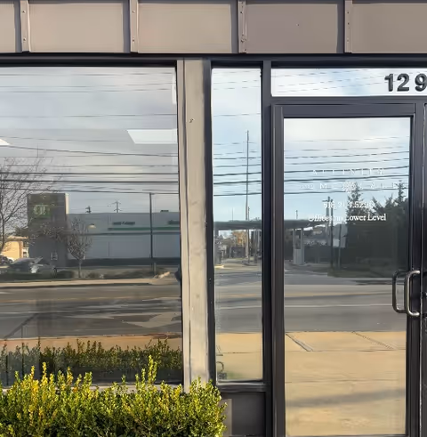 Exterior storefront entrance of Affinity Home Care in Brooklyn, NY