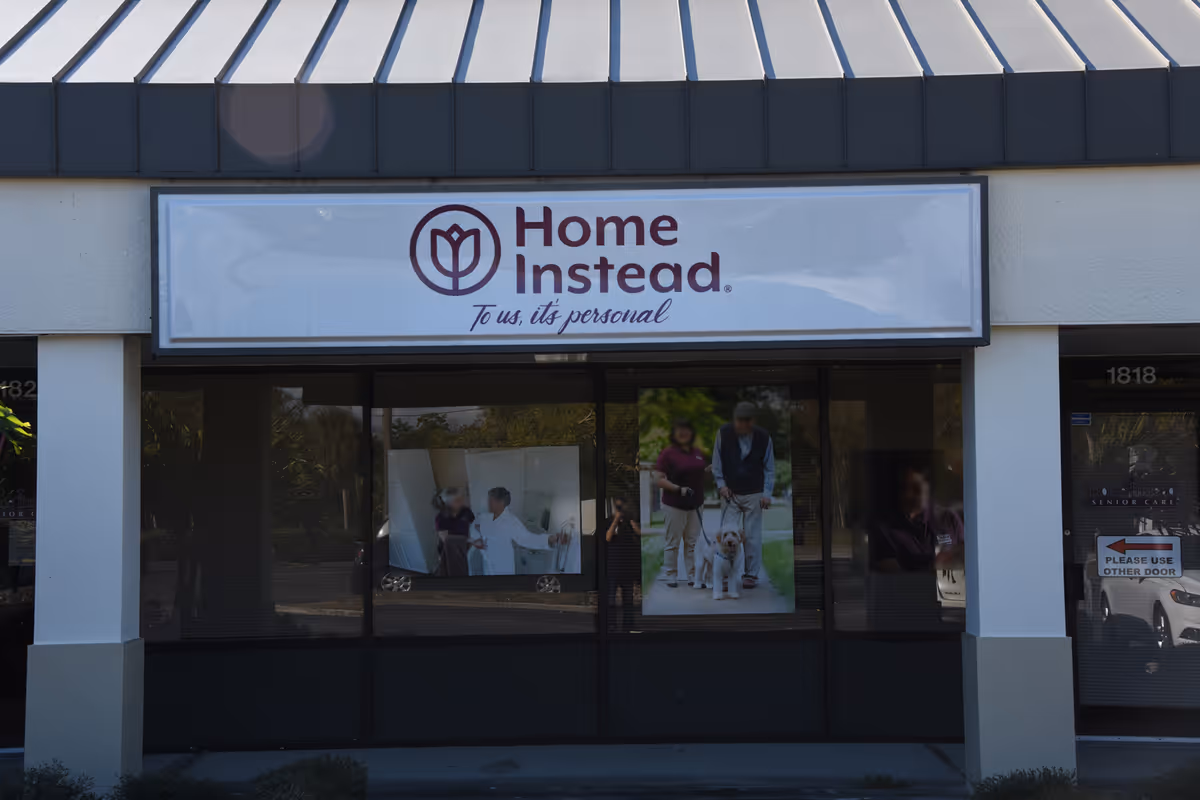 Exterior storefront for Home Instead Home Care Services in Bradenton, Florida