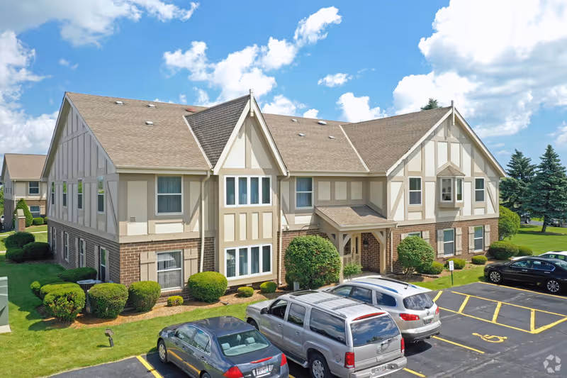 Exterior view of Balance Home Care Services LLC building with cars in parking lot.